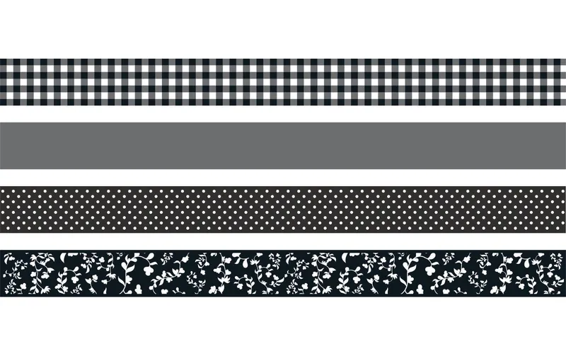 Heyda Washi Tape Colour Code Onyx black