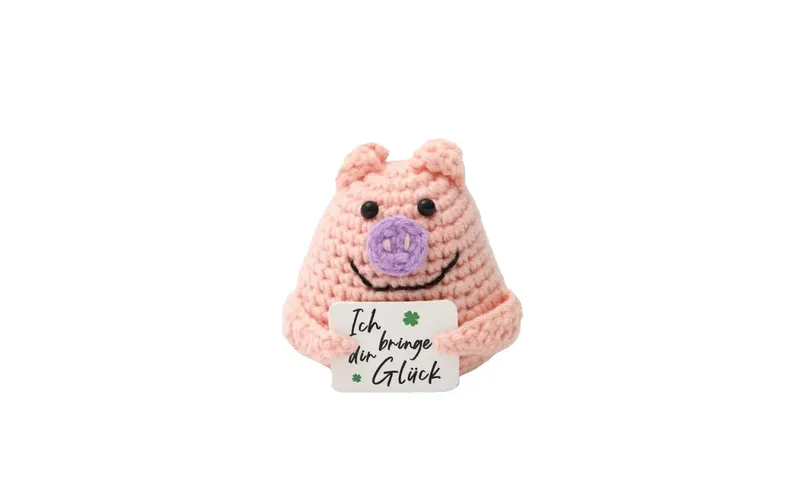 I AM CREATIVE Glücksbringer Positiv Pig