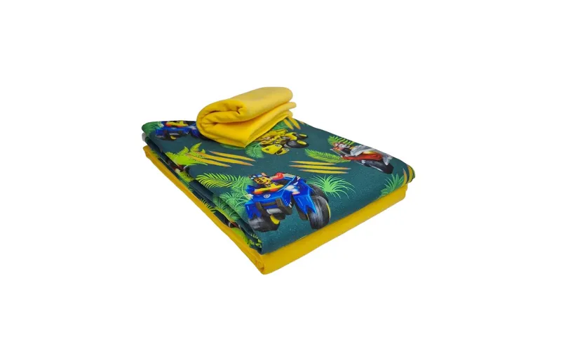 Stoffe Stoff Paw Patrol Dschungel 3-teilig Gelb, 2 x 1 m