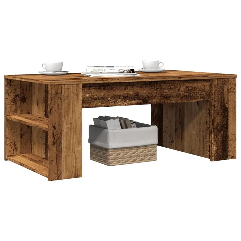 Couchtisch Altholz-Optik 102x55x42 cm Holzwerkstoff
