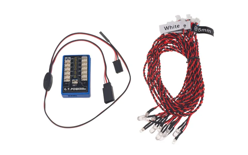 G.T. Power Modellbau-Beleuchtung Flashing Car LED