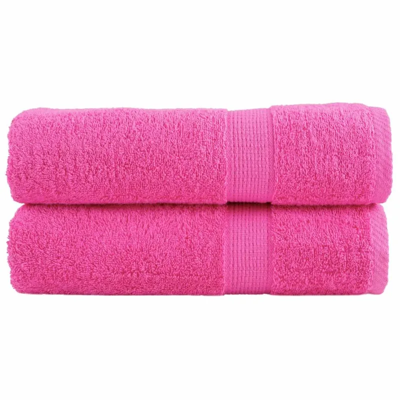 Essuie-mains de qualité supérieure SOLUND 2 pcs rose 600 g/m²