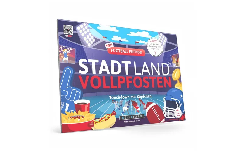 Denkriesen Familienspiel Stadt Land Vollpfosten Football Edition -DE