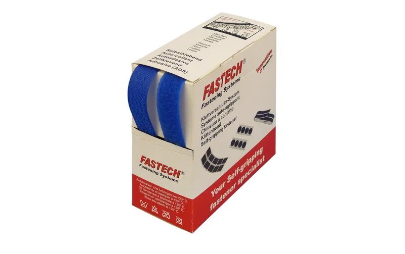 FASTECH Klettband-Box Royalblau