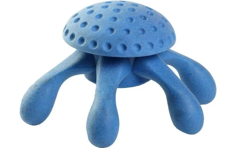 KIWI WALKER Hunde-Spielzeug Octopus blue, M, 17 x 17 x 9 cm