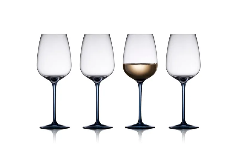 Lyngby Weingläser-Set Vienna blu, 4 pezzi, 53 cl