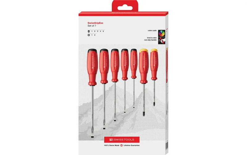 PB Swiss Tools Schraubenzieher-Set PB 38252.CBB Schlitz Phillips