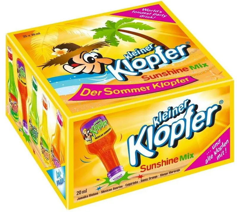 Kleiner Klopfer Sunshine Mix Likör, 17% Vol.