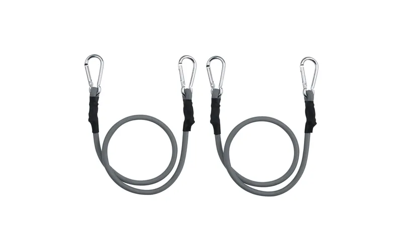 Windhager Expanderseil con Karabiner, 2 pezzi