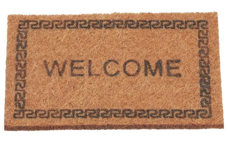 HobbyFun Mini-Utensilien Fussmatte Welcome brown