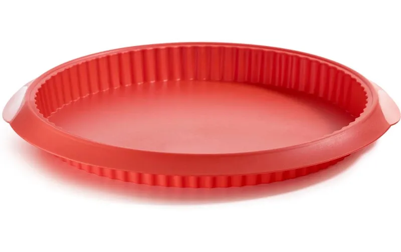 Lékué Quiche-Backform Silikon, ø 28 cm, rouge