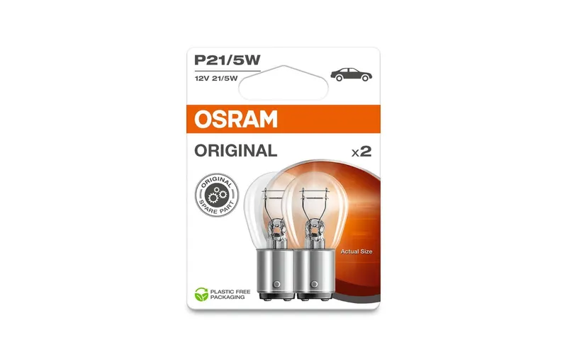 OSRAM Signallampen Original P21/5W BAY15d PKW