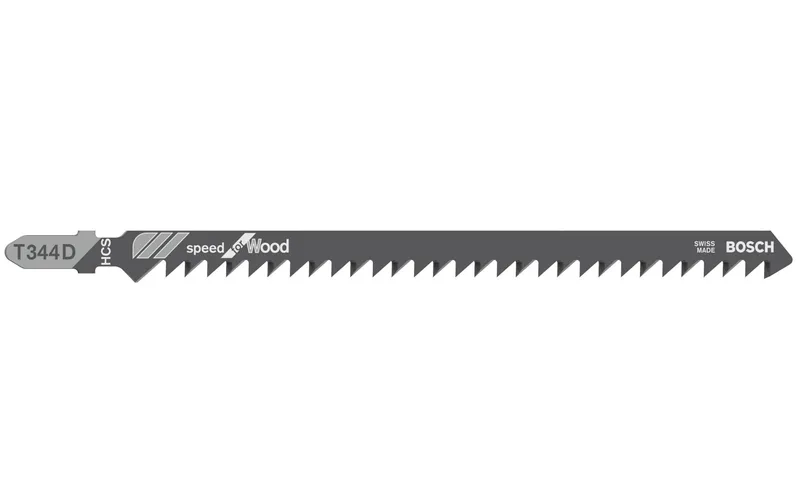 Bosch Professional Stichsägeblatt T 344 D Speed for Wood, 5 pièces