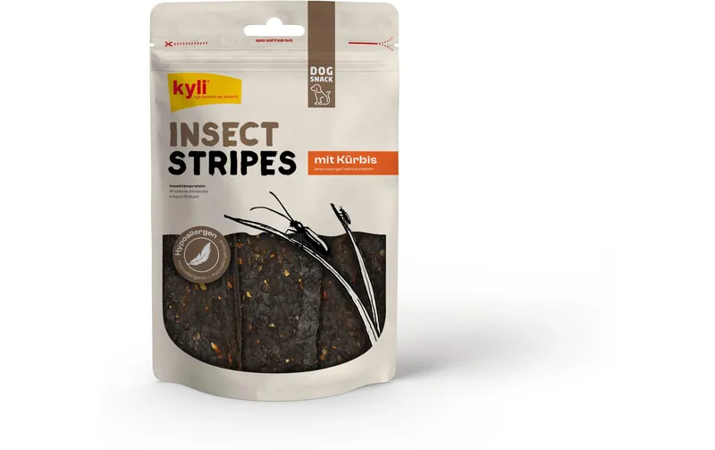 kyli Kausnack InsectStripes mit Apfel 100 g