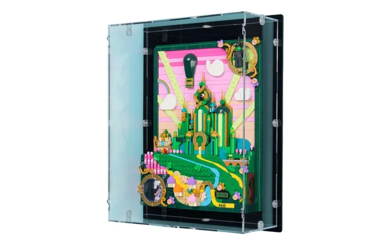 iDisplayit Acryl-Wand-Display per LEGO 75685 Emerald City Wandkunst