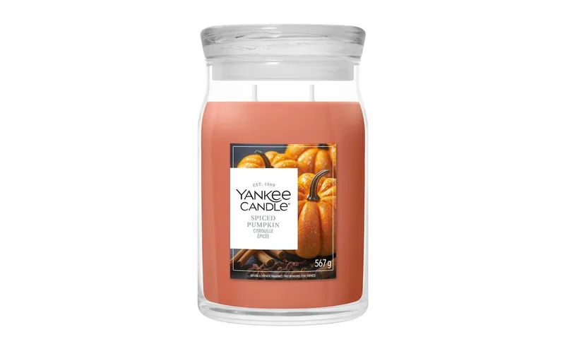 Yankee Candle Signature Duftkerze Spiced Pumpkin Signature Large Jar
