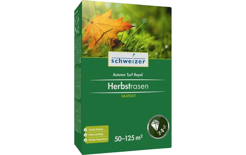Eric Schweizer Rasensamen Herbst Autumn Turf Royal 50 - 125 m²