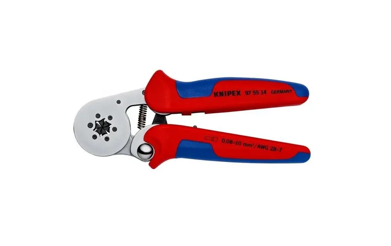 Knipex Crimpzange Selbsteinstellend 180 mm