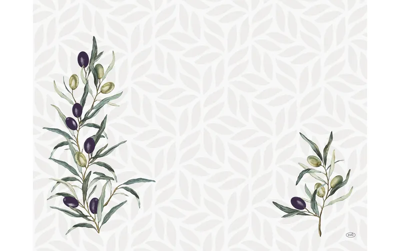 Duni Tischset Olive Garden 250 pezzi, 30 cm x 40 cm, bianco