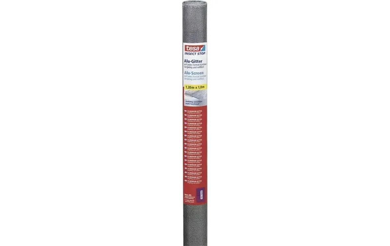 tesa Insect Stop Ersatzrolle Aluminium antracite 100 x 120 cm