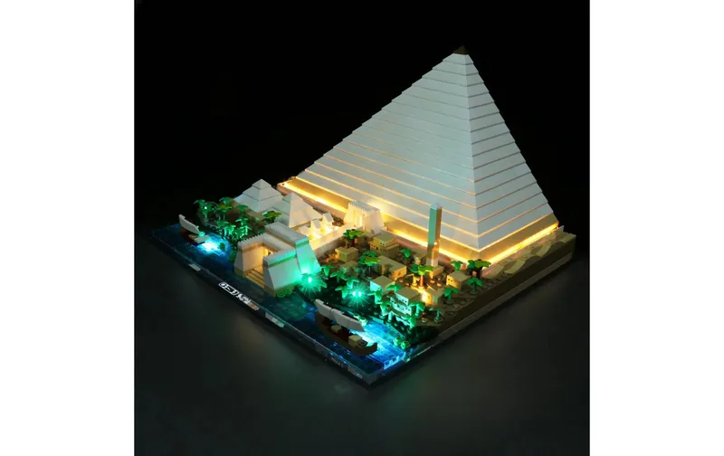 BrickBling LED-Licht-Set for LEGO® Cheops-Pyramide (21058)
