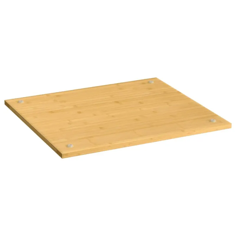 Herdabdeckplatte 50x56x1,5 cm Bambus