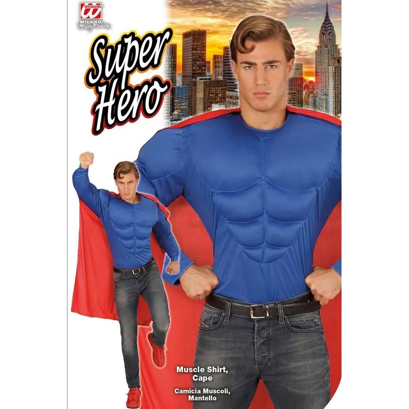 Super Power Muskelshirt M blau