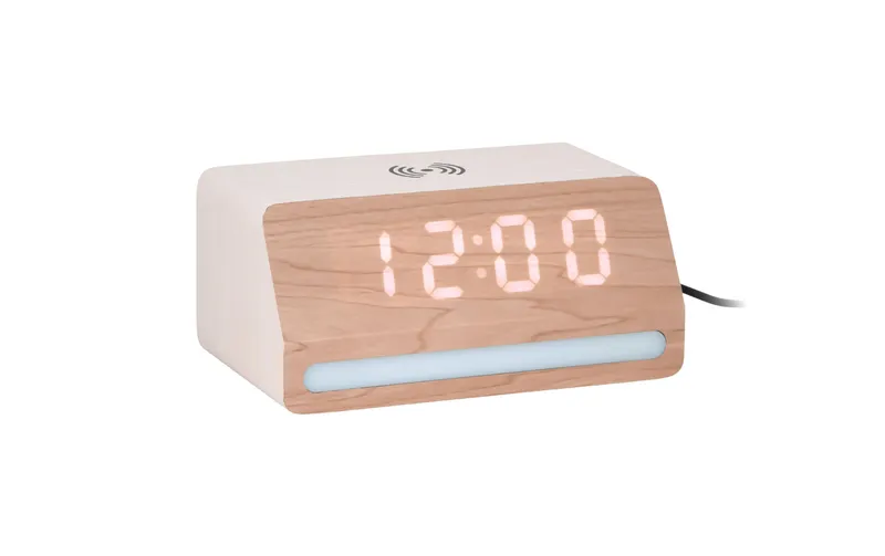 KARLSSON Wecker Retro Light LED bianco