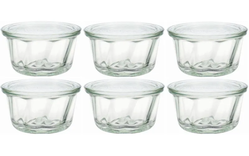 Weck Einmachglass 280 ml, 6 pieces