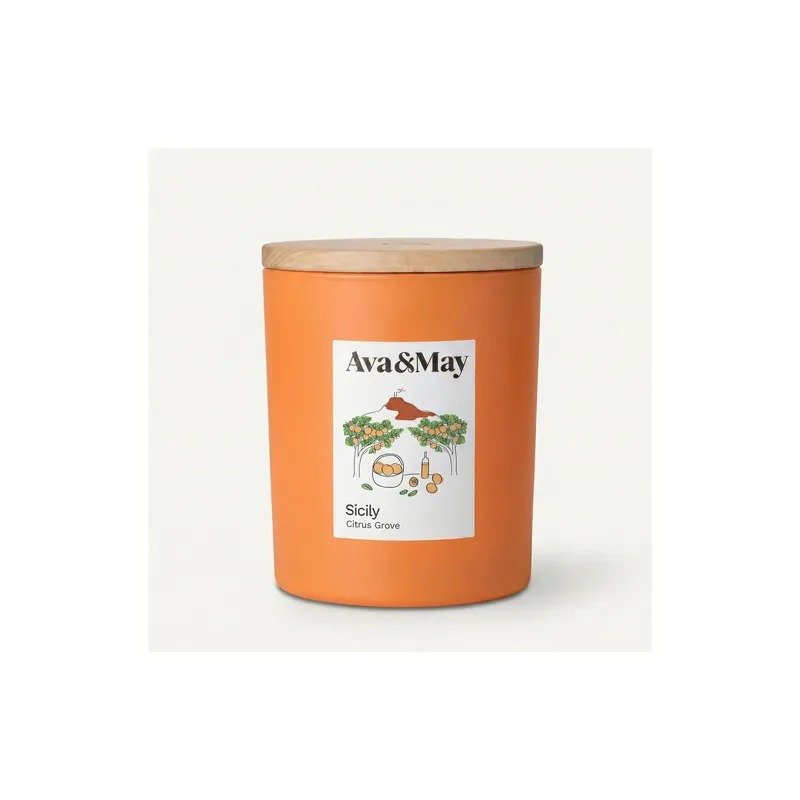 AVA & MAY Candela profumata Sicilia 220 g