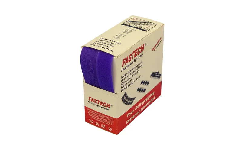 FASTECH Klettband-Box Violett