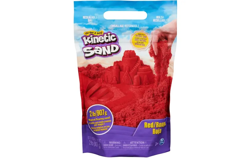 Spinmaster Kinetic Sand Color Bag rot, 907 g
