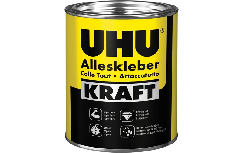 UHU Alleskleber Kraft alles Dose Transparent 650g