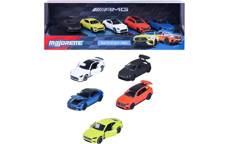 Majorette Mercedes-AMG 5 Pieces Giftpack 5-teilig, Metall, 1:64