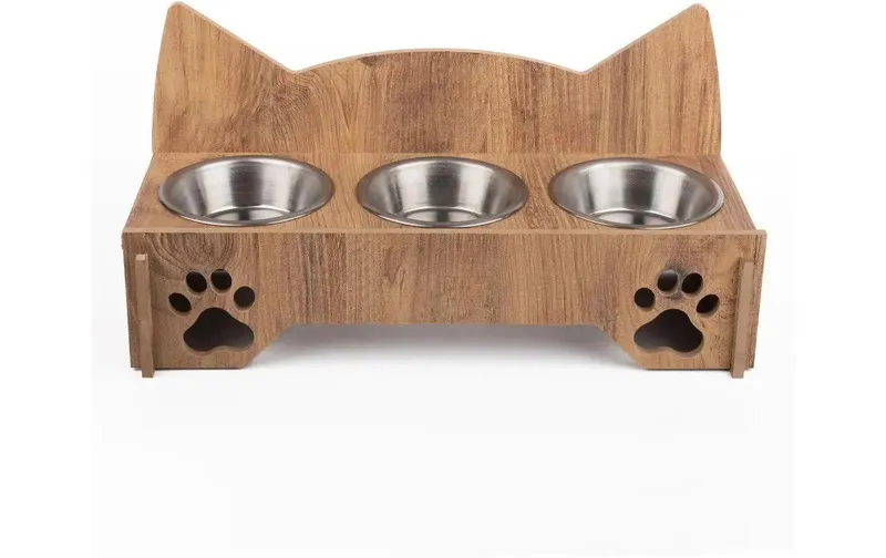 Paws & Whiskers Futterbar mit Näpfe Apvm16