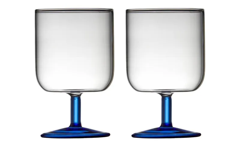 Lyngby Weingläser-set Torino blu, 2 pezzi, 30 cl