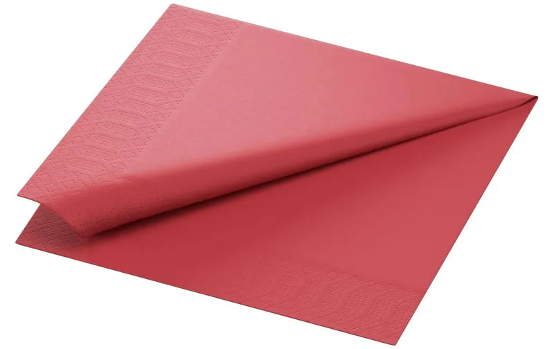 Duni Papierservietten 213127 40 cm x 40 cm, 250 pezzi, Bordeaux