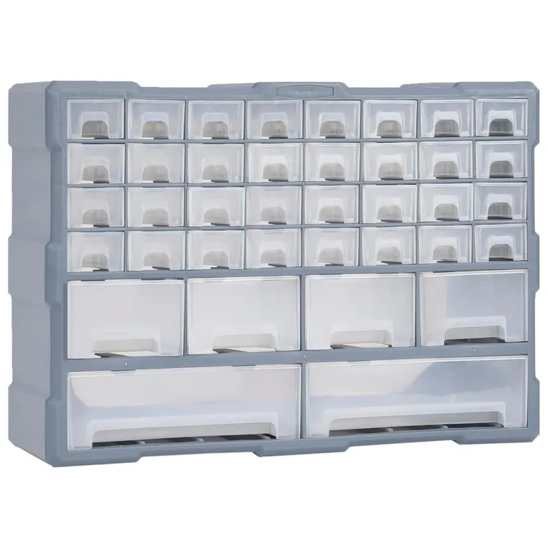 Multi-Schubladen-Organizer mit 38 Schubladen 52x16x37,5 cm