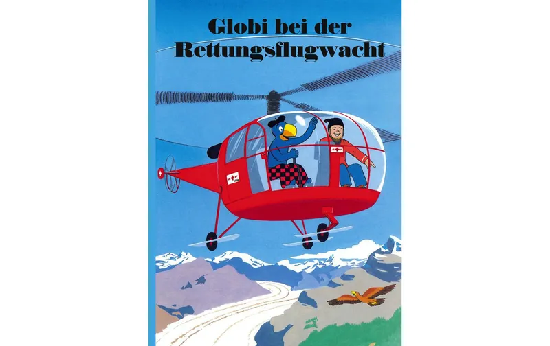 Globi Verlag Bilderbuch Globi bei il Rettungsflugwacht