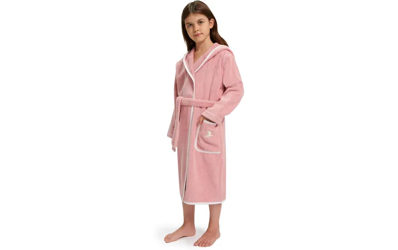 Möve Kinderbademantel Soft Hug Grösse 104, Rosa