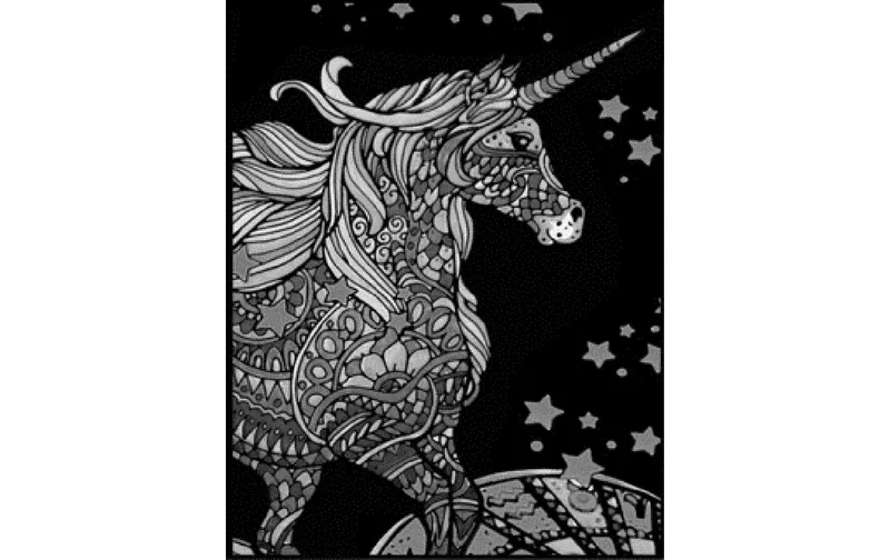 Tataruga vellutobild A4, Einhorn
