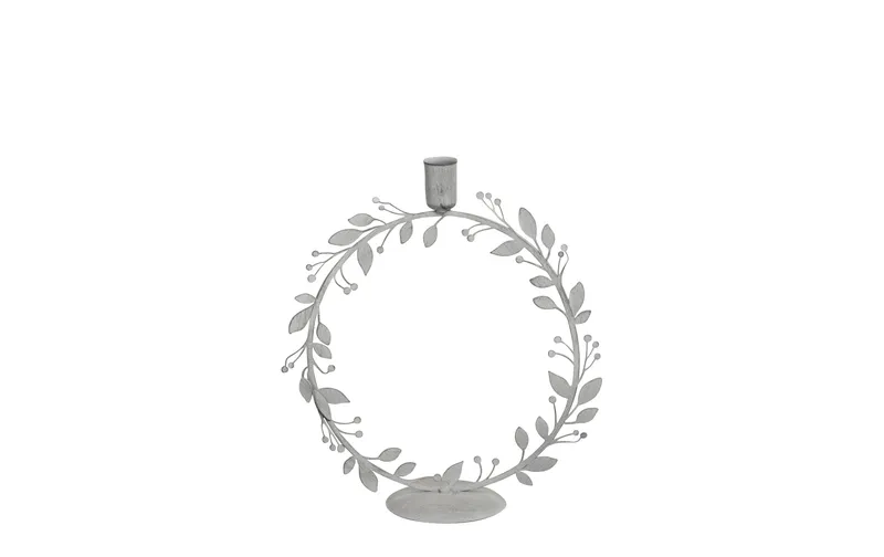 COCON Kerzenhalter Kranz, grey