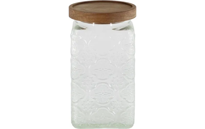 Chic Antique Einmachglas mit Blumenmuster 1000 ml, 1 pièces