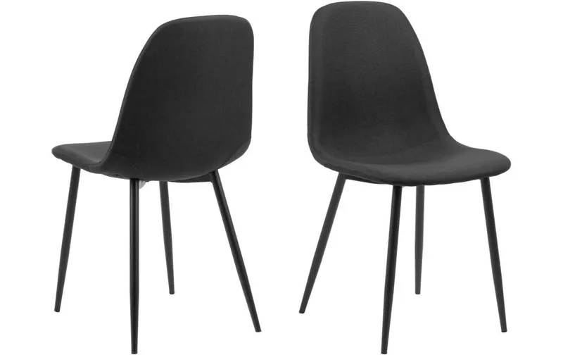AC Design Stuhl Celia 4 pieces, black