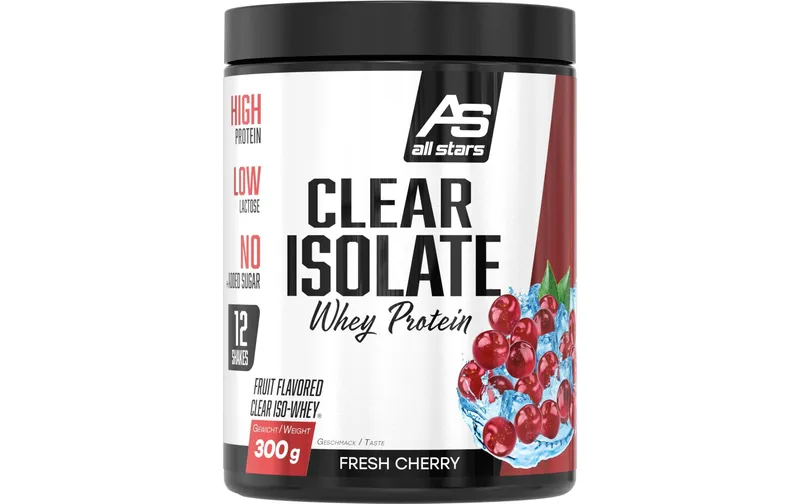 All Stars Pulver Clear Isolate Whey Protein Kirsche 300 g