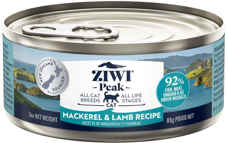 ZIWI Peak Nassfutter Makarele und Lamm Dose 85 g
