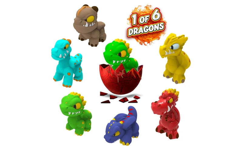 Craze Megga Egg Mini Dragons Mini Dragons Ei