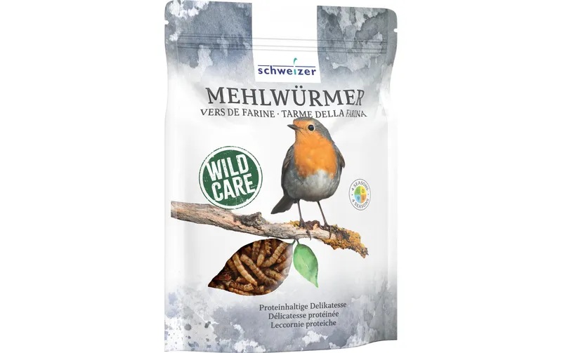 Eric Schweizer Vogelfutter Mehlwürmer, 250 g