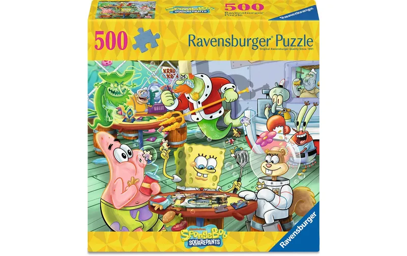 Ravensburger Puzzle SpongeBob – Spieleabend in der Krossen Krabbe