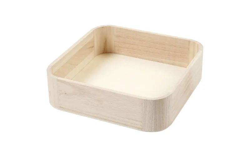 Creativ Company Holzartikel 25 x 25 x 7 cm Wandekoration Planet